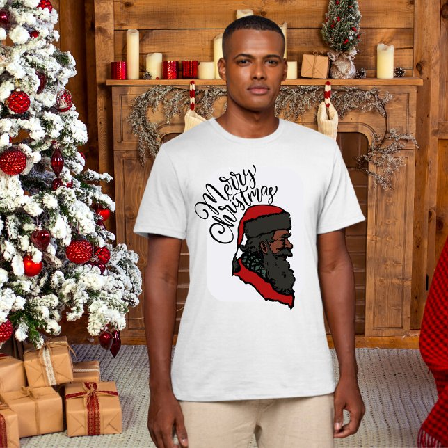  Black Santa Claus T-Shirt | Christmas Shirts (Creator Uploaded)