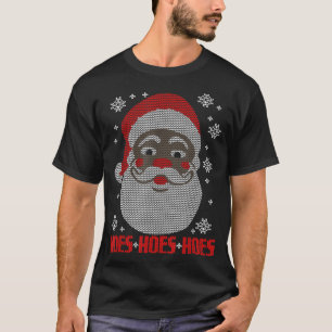 Black Santa Funny Santa Ugly Christmas Sweater s 