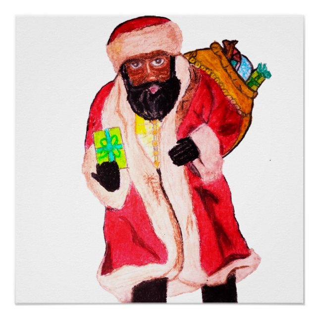 BLACK SANTA  POSTER (Front)
