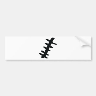 black scar bumper sticker
