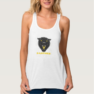 Black Scary Panther Singlet