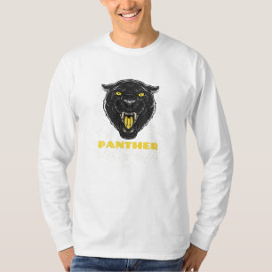 Black Scary Panther T-Shirt
