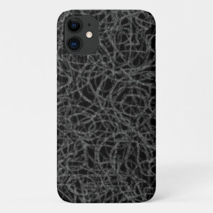 Black scribbled lines pattern Case-Mate iPhone case