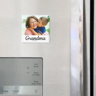 Black Script Established Grandma Magnet
