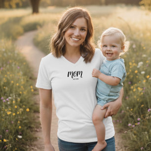 Black Script Established Mum T-Shirt