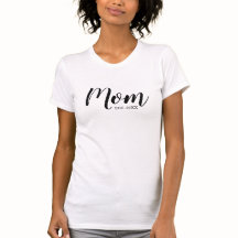 Black Script Established Mum T-Shirt