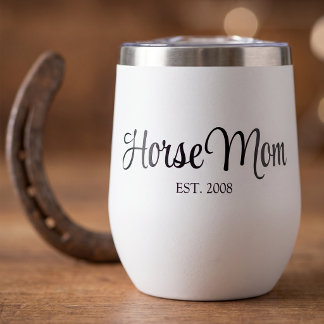 Black Script Horse Mum Established