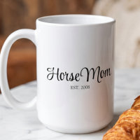 Black Script Horse Mum Established