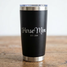 Black Script Horse Mum Established