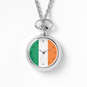 Black Script Numbers On Irish Flag Womens cn Watch