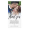 Black Script Overlay Wedding Photo Thank You