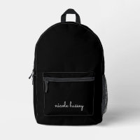 Black Script | Stylish Monogram Modern