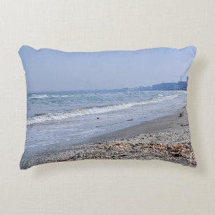 Black Sea Mamaia Beach – Constanta Romania Print Decorative Cushion