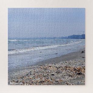 Black Sea Mamaia Beach – Constanta Romania Print Jigsaw Puzzle
