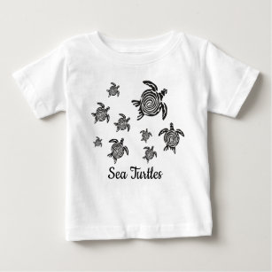Black Sea Turtles Baby T-Shirt