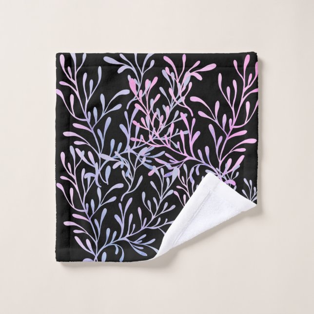  black seaweed Towel (Wash Cloth)