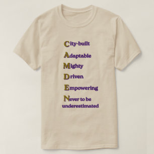BLACK SHADOW Motivational Purple Gold Unisex T-Shirt