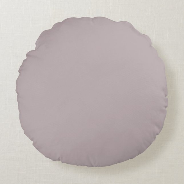 Black Shadows  (solid colour)  Round Cushion (Front)