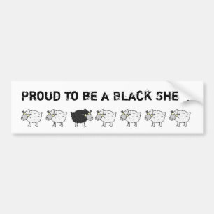 Black Sheep Bumper Sticker
