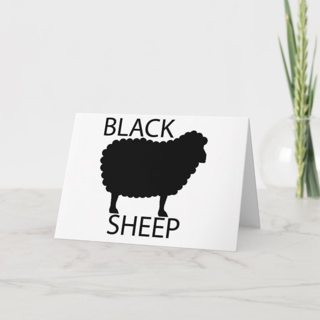 Black Sheep Card (Front)