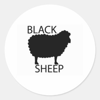 Black Sheep Classic Round Sticker