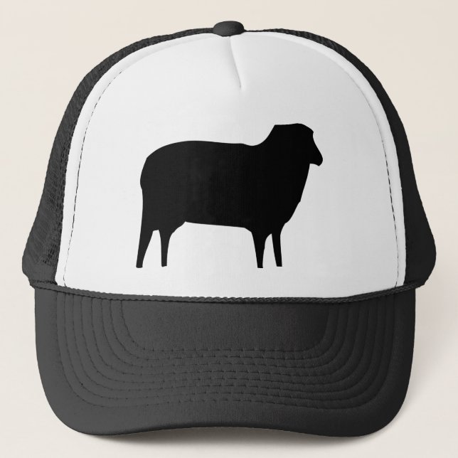 black sheep icon trucker hat (Front)