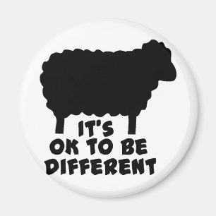 Black Sheep - It's Ok To Be Different Magnet