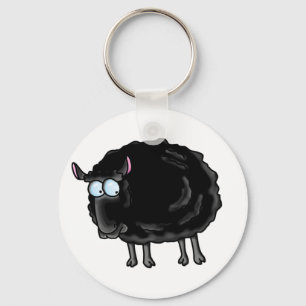 Black sheep key ring