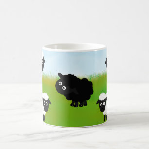 Black sheep of the family, funny. humour, coffee mug