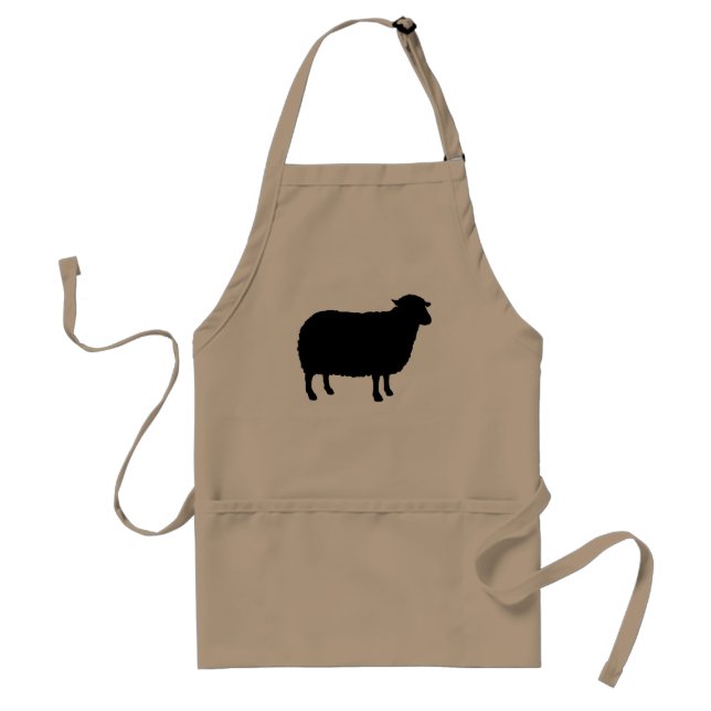 Black Sheep Silhouette Standard Apron (Front)