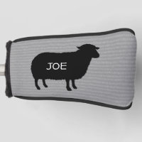 Black Sheep Silhouette with Custom Name