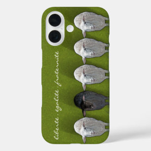 Black Sheep White Sheep iPhone 16 Case