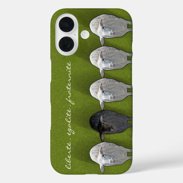 Black Sheep White Sheep  Case-Mate iPhone Case (Back)