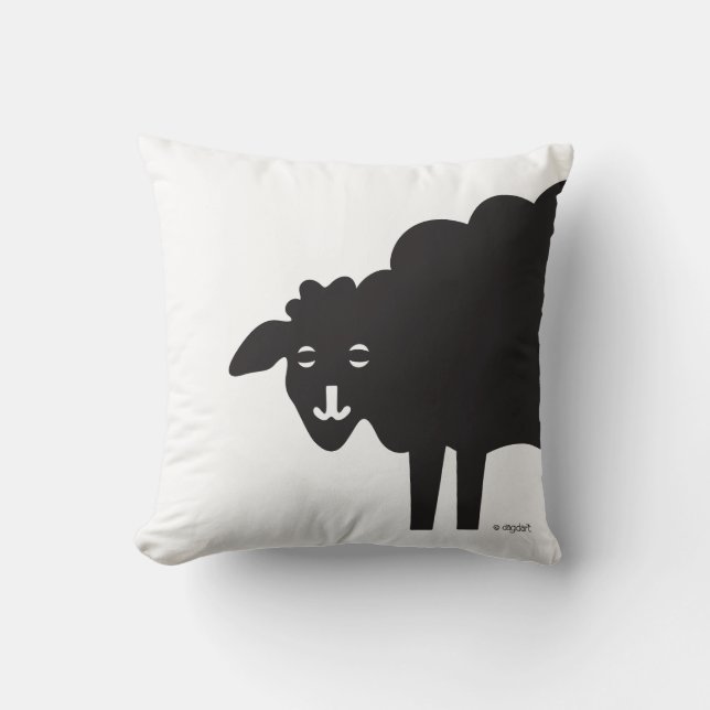  Black Sheep Wine Country Pillow (Front)