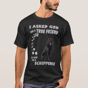 Black Sheepdog Dog Quote Mum Dad Costume Cute Schi T-Shirt