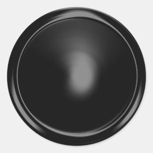 Black Shiny Envelope Seal