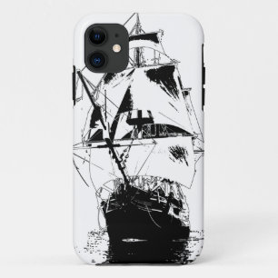 Black Ship Silhouette Case-Mate iPhone Case
