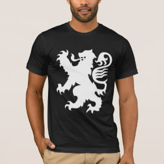 Black Shirt Heraldry White Lion