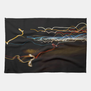 black shooter tea towel