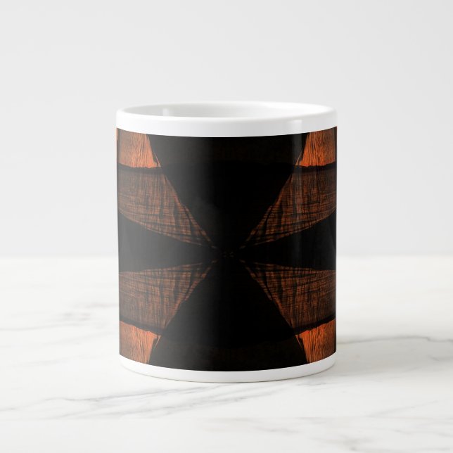Black Shores Large Coffee Mug (Front)