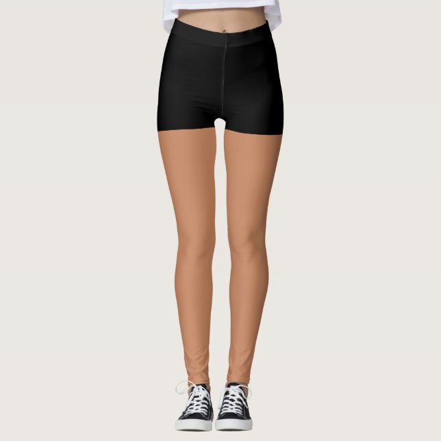 Black Shorts Leggings (Front)