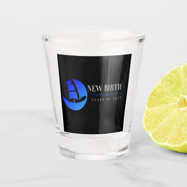 Black shot glass (Front)