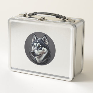 Black Siberian Metal Lunch Box