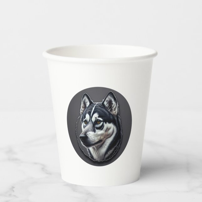 Black Siberian Paper Cups (Front)
