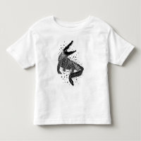 Black Silhouette Of a Crocodile