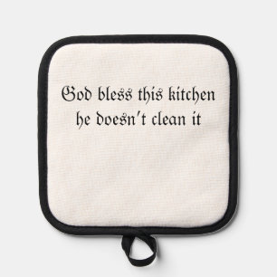 Black Silicone Heat Protection, Pot Holder 