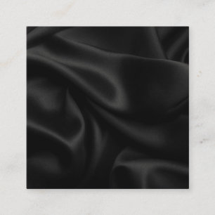 Black Silk Square Business Card