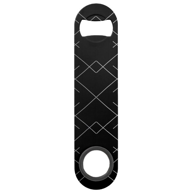 Black-silver, cool, elegant, simple modern pattern (Front)