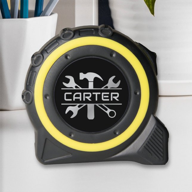 Black Silver Crossed Tools Custom Name 1 (Creator Uploaded)