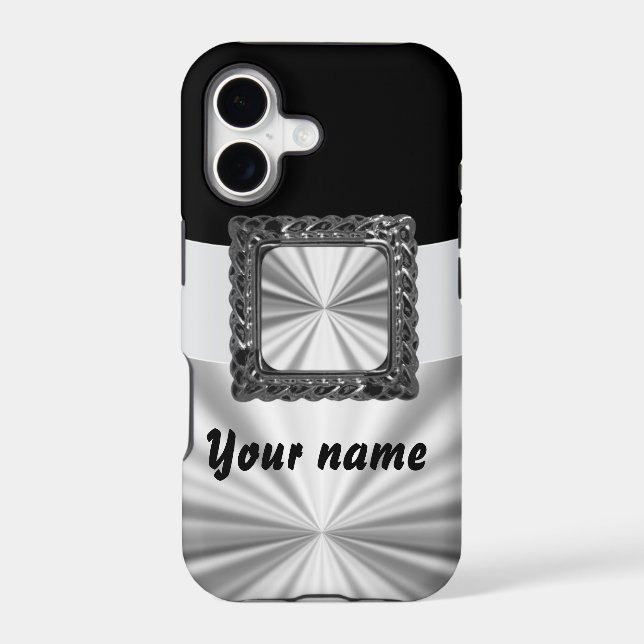 Black & silver customisable (Back)